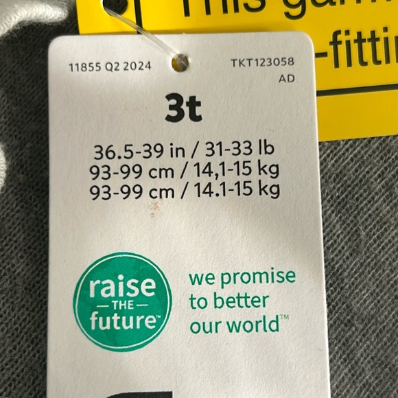 2 Carters Dinosaur footed pajamas Size 3T. NWT - Picture 8 of 9